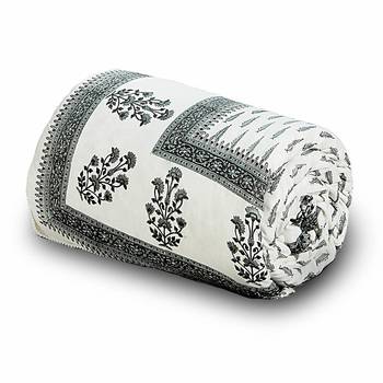 Sanganeri Floral Block Print Single Ac Quilts 2