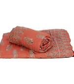 Paisley Design Hand Block Cotton Single Quilt