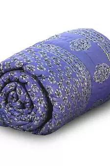 Pure Cotton Jaipuri Handblock Single Bed Comforter
