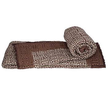 Ethnic Cotton Golden Print Single Bed Quilts 1