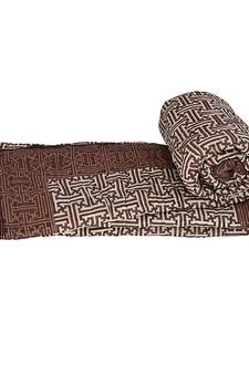 Ethnic Cotton Golden Print Single Bed Quilts