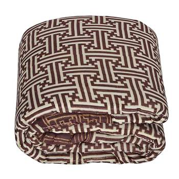 Ethnic Cotton Golden Print Single Bed Quilts 3