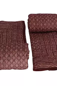 Jaipuri Printed Cotton Single Bed Razai Quilt