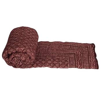 Jaipuri Printed Cotton Single Bed Razai Quilt 2