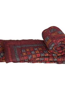 Designer Bagru Print Cotton Single Bed Quilts