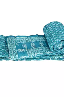 Booti Print Ethnic Cotton Single Bed Quilts