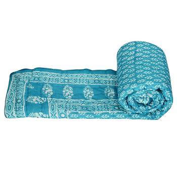 Booti Print Ethnic Cotton Single Bed Quilts 2