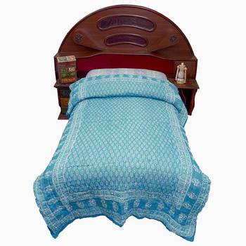 Booti Print Ethnic Cotton Single Bed Quilts 3