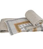 Pure Cotton Sanganeri Print Single Bed Quilts
