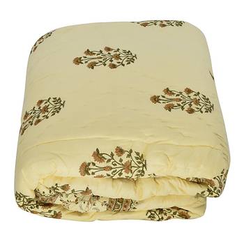 Rajasthani Floral Designer Single Bed Quilts 3