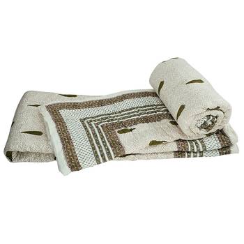 Sanganeri Design Style Print Single Bed Quilt 1