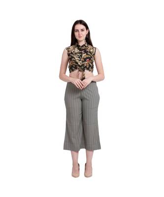 Women Floral Cropped tie up Party Top 5
