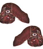 Jaipuri Floral Single Bed Golden Velvet Quilt