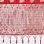 Red woven art silk saree with blouse