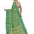 green woven art silk saree with blouse