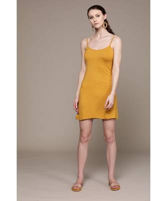 Label Ritu Kumar Yellow Full Sleeves Long Dress With Camisole 5