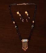 Meenakari Worked Stone Embellished Designer Mangalsutra MS4