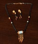 Meenakari Worked Stone Embellished Designer Mangalsutra MS5