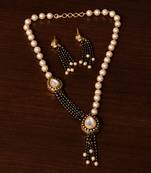 Meenakari Worked Kundan and Pearl Embellished Designer Mangalsutra MS7