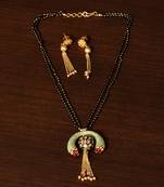 Meenakari Worked Designer Mangalsutra MS12