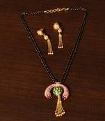 Meenakari Worked Designer Mangalsutra MS13