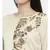 mayank modi Beige Chanderi Print Dress