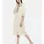 mayank modi Beige Chanderi Print Dress