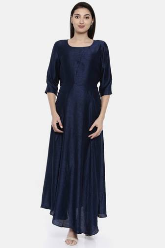 mayank modi Blue Classic Long Dress