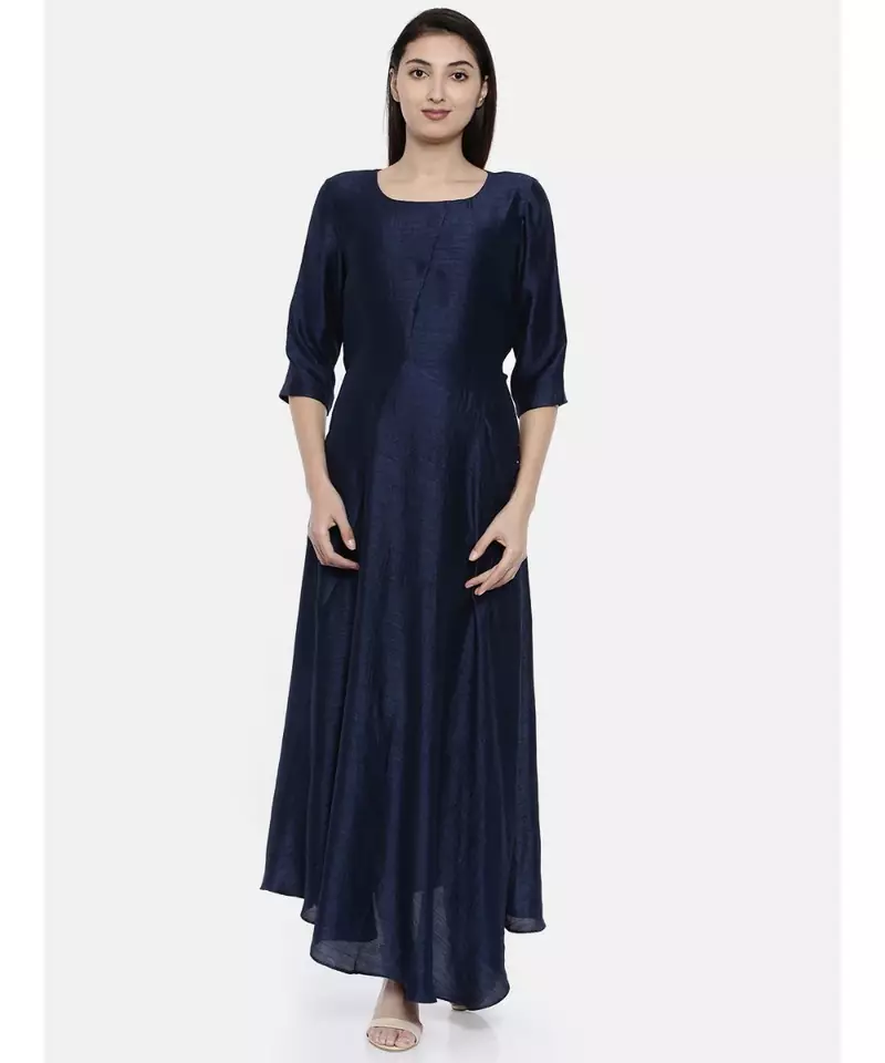 mayank modi Blue Classic Long Dress
