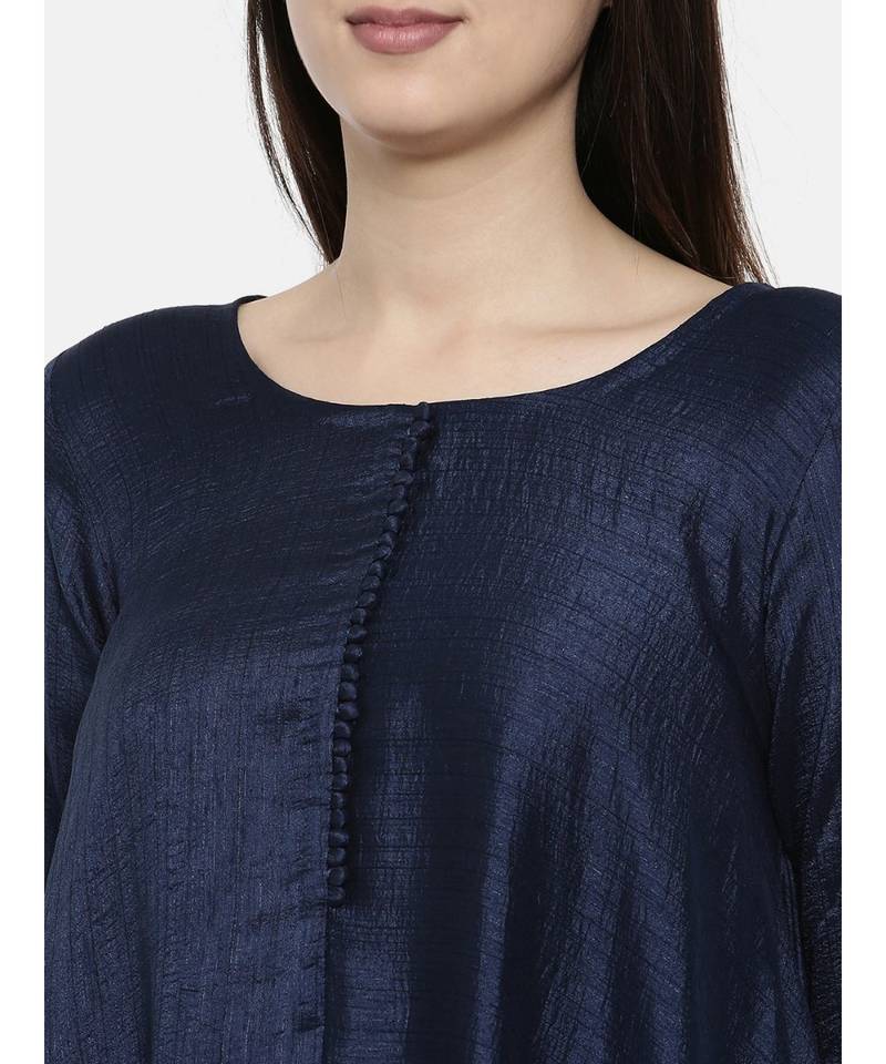 mayank modi Blue Classic Long Dress