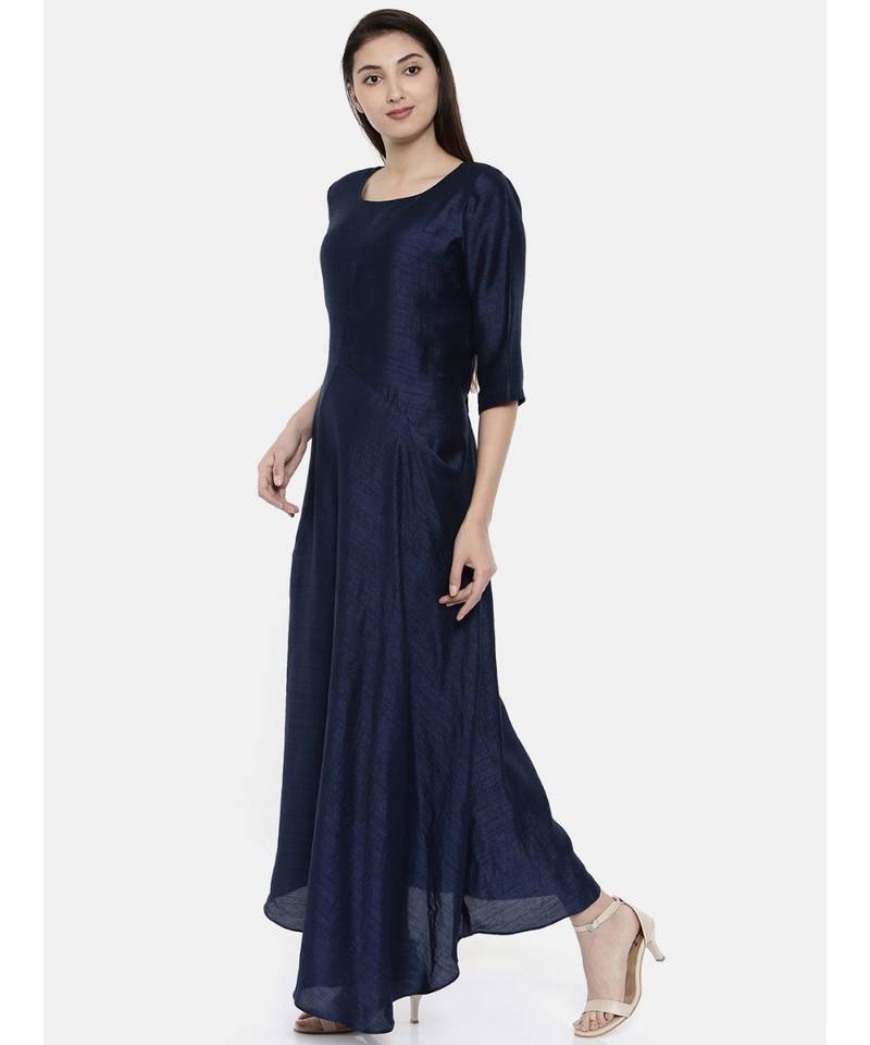 mayank modi Blue Classic Long Dress