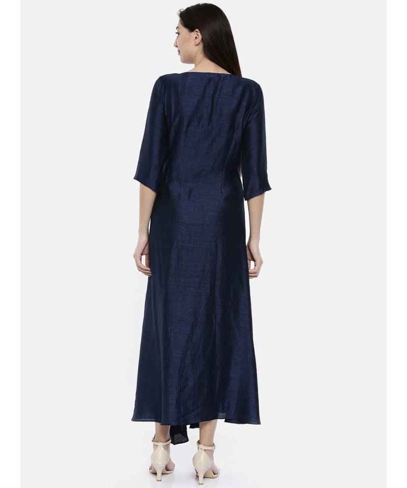 mayank modi Blue Classic Long Dress