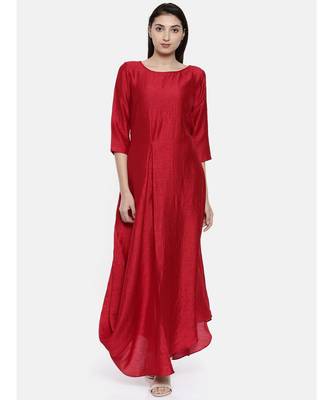 mayank modi Red Classic Long Dress 1