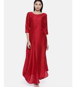 mayank modi Red Classic Long Dress
