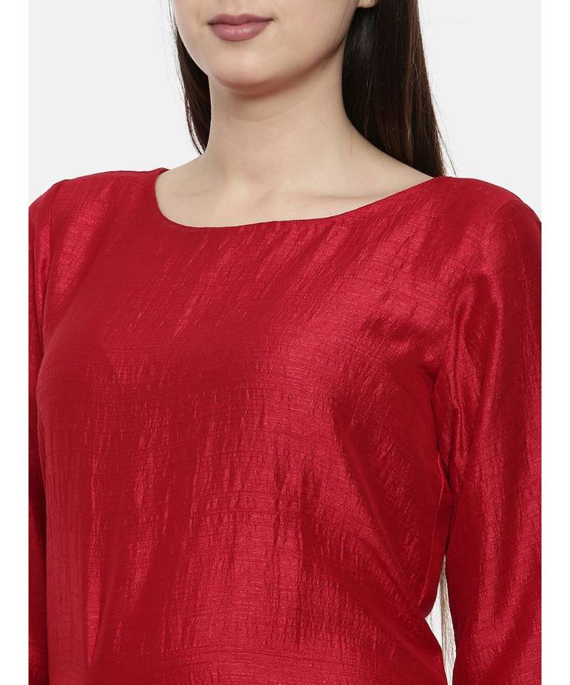 mayank modi Red Classic Long Dress