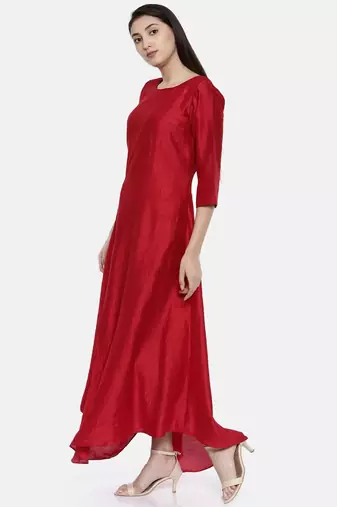 mayank modi Red Classic Long Dress