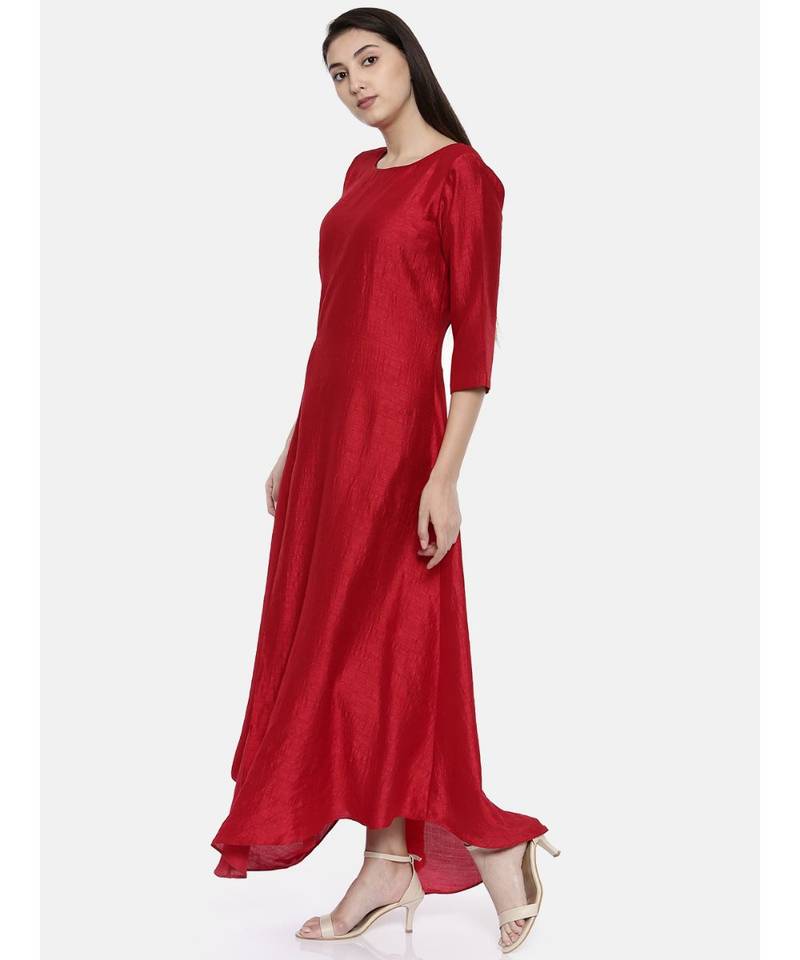 mayank modi Red Classic Long Dress