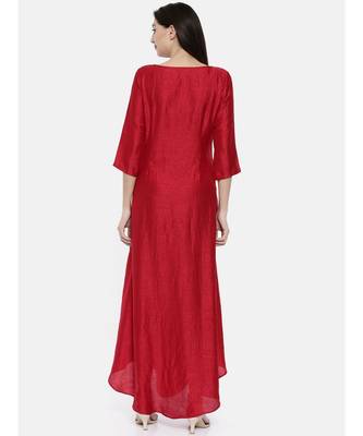 mayank modi Red Classic Long Dress 4