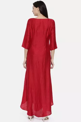 mayank modi Red Classic Long Dress