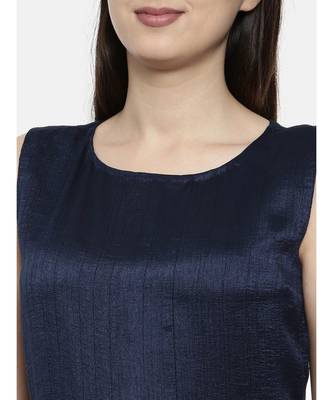 mayank modi Blu/Grey Drape Dress 2