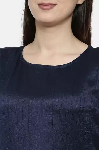mayank modi Blu/Grey Drape Dress
