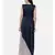 mayank modi Blu/Grey Drape Dress