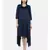 mayank modi Blue Cowl Neck Dress
