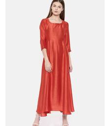 mayank modi Rust Orange Dress