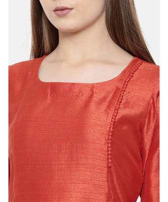 mayank modi Rust Orange Dress 2