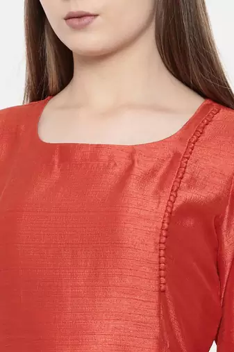 mayank modi Rust Orange Dress