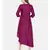 mayank modi Wine Bias Slub Dress