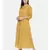 mayank modi Mutard Pintuck Cotton Dress