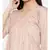 mayank modi Knee length mauve dress with pleated yoke