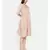 mayank modi Knee length mauve dress with pleated yoke